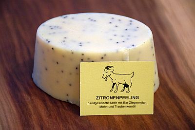Bio Ziegenmilchseife Zitronenpeeling